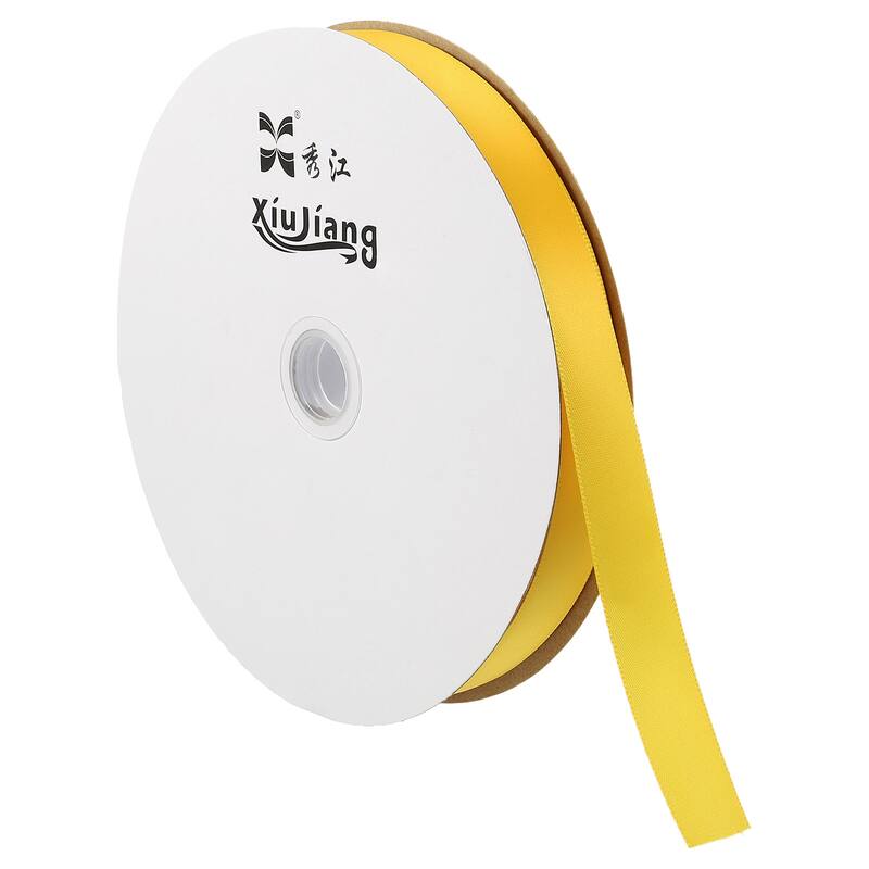 Satin Ribbon, Double Face Solid Crafts Roll for Party Home Decoration