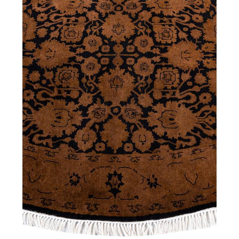 Overdyed One-of-a-Kind Hand-Knotted Area Rug - Brown - 3' 1" x 4' 7"