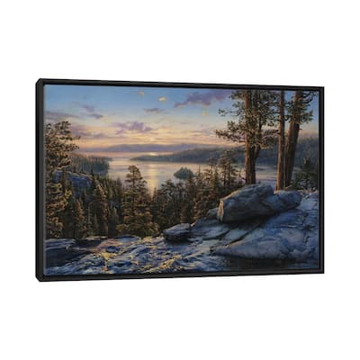 iCanvas "Dawn At Lake Tahoe" by Evgeny Lushpin Framed Canvas Print