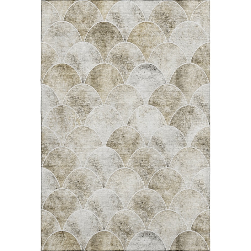 Premium Washable Super Soft Contemporary Geo Mayfield Rug