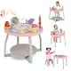 preview thumbnail 4 of 30, Costway 5-in-1 Baby Activity Center with Rotating Seat Removable Toys - See Details Pink