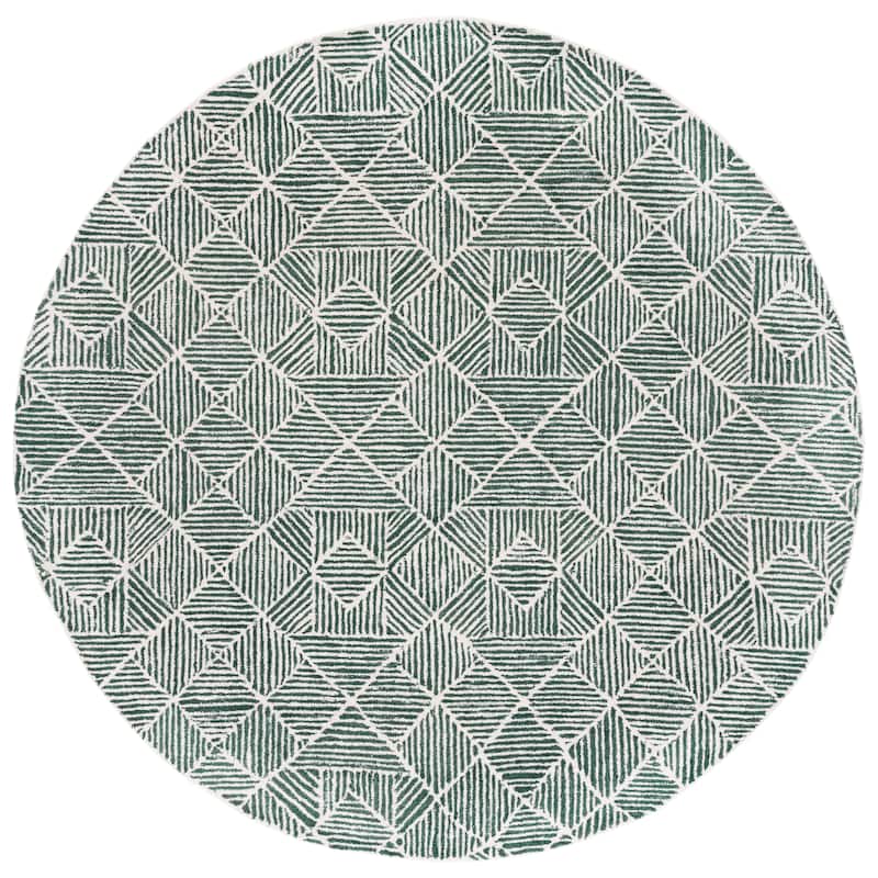 SAFAVIEH Handmade Abstract Harmanna Modern Wool Rug