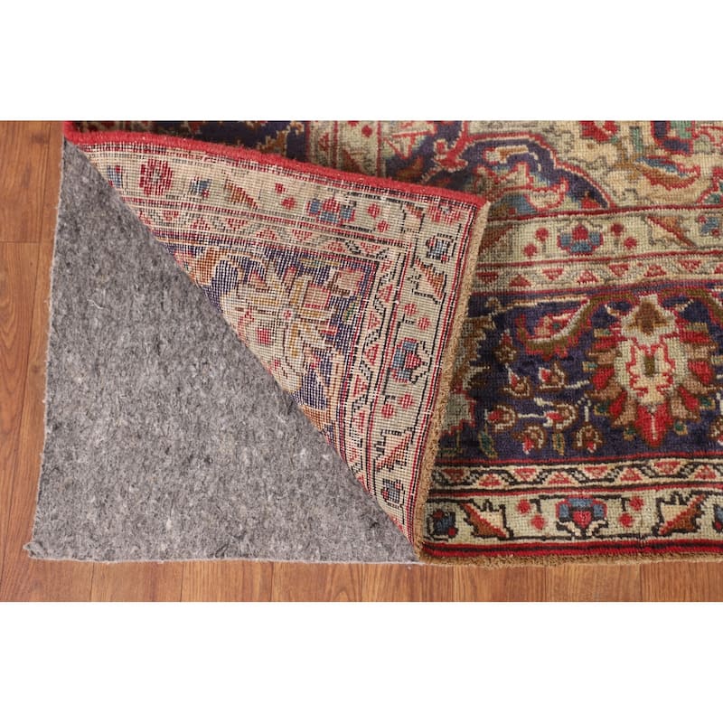 Tabriz Persian Vintage Area Rug Hand-Knotted Wool Carpet - 6'8"x 9'8"