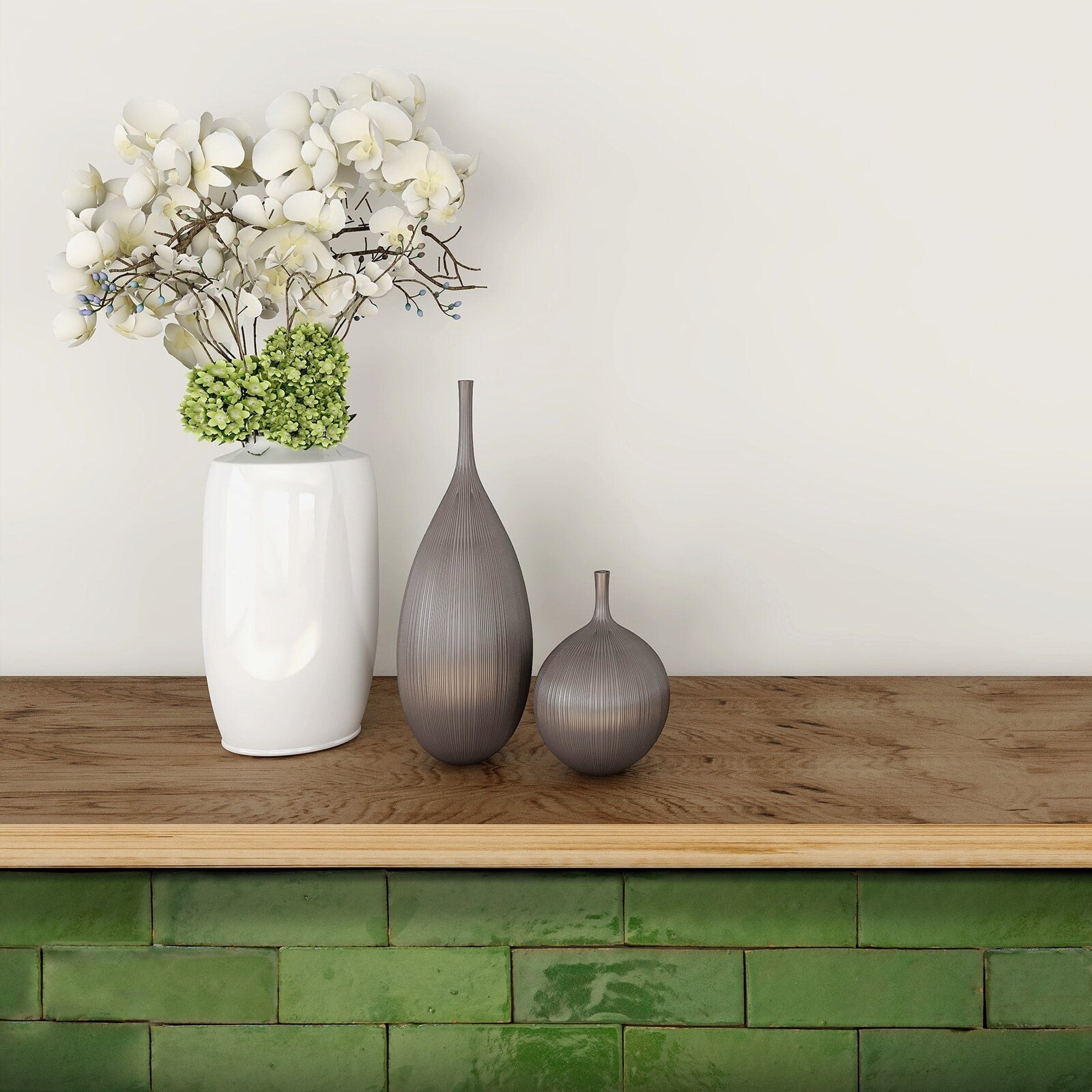 Moroccan Handmade 2x6 Solid Color Zellige Tile Unglazed