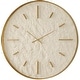 preview thumbnail 1 of 2, Uttermost 06467 36" Stone Serenity Iron and Stone Analog Wall Mounted Antiquated Gold / Off-White