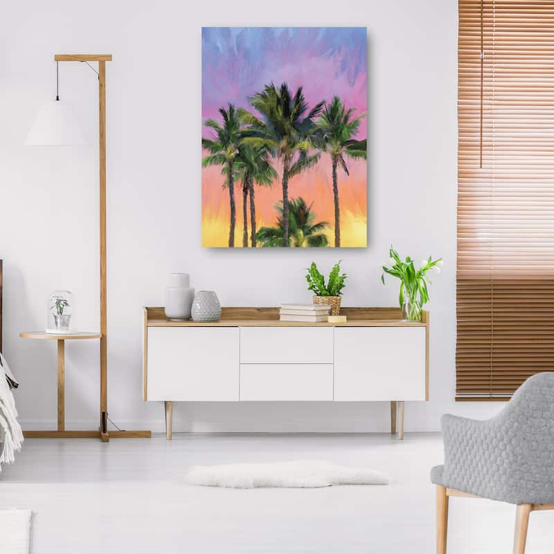 Sorbet Sunset By Studio Arts Canvas Art Print