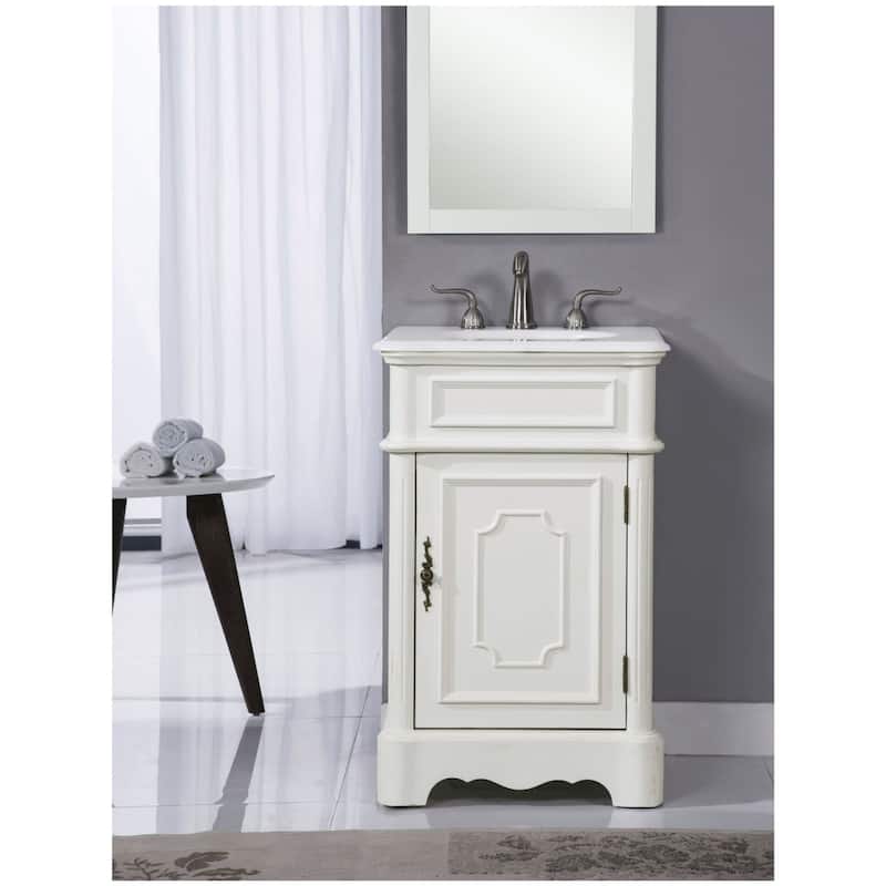 Elegant Lighting VF30421-VW Retro 21" Free Standing Single Basin
