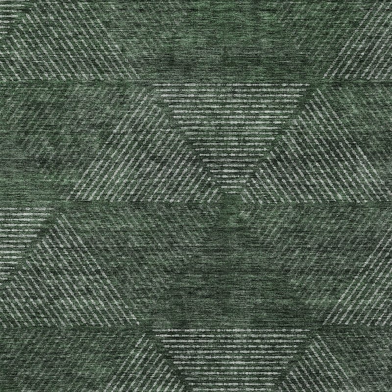 HomeRoots Geometric Transitional Rectangle Outdoor Rug