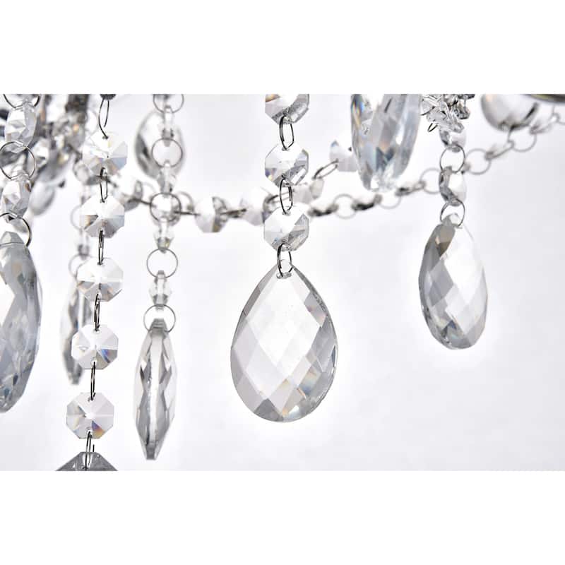 Elegant Lighting Voltaire 5 Light 22" Wide Crystal Chandelier