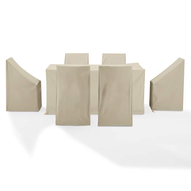 Crosley 7Pc Outdoor Dining Furniture Cover Set