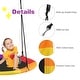 preview thumbnail 6 of 5, Costway 40'' Flying Saucer Tree Swing 900D Round Swing w/ Multi-ply - See Details