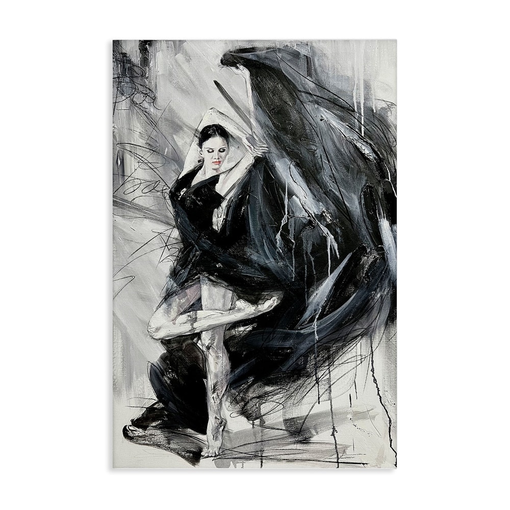 Stupell Elegant Dancer Abstract Canvas Wall Art Design By Lucille Lee