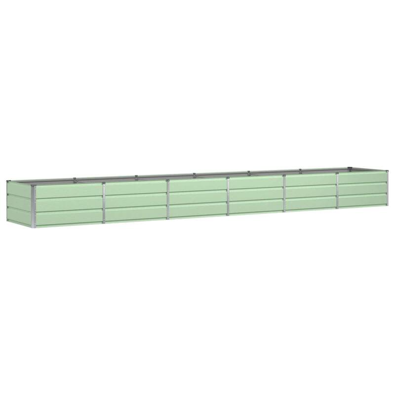 vidaXL Planter in Steel - 62.99 x 31.50 x 17.72