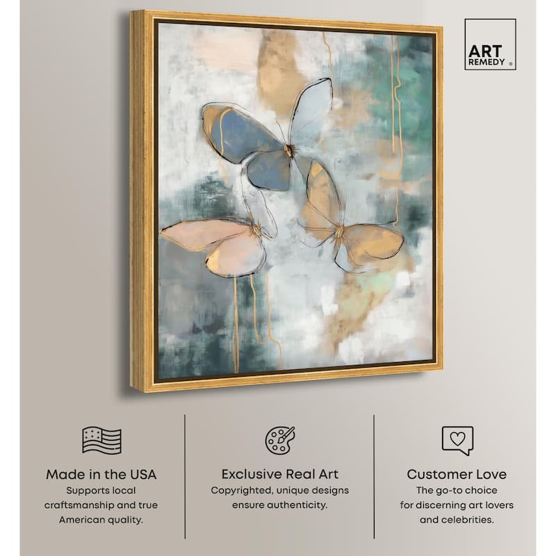 Butterflies Dream II Canvas by Art Remedy