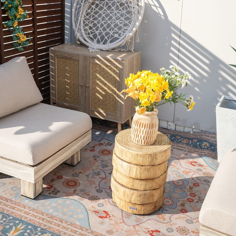 3-piece Aluminum Patio Sofa Set with Coffee Table