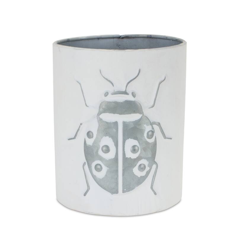 Brushed Metal Insect Pot (Set of 3)