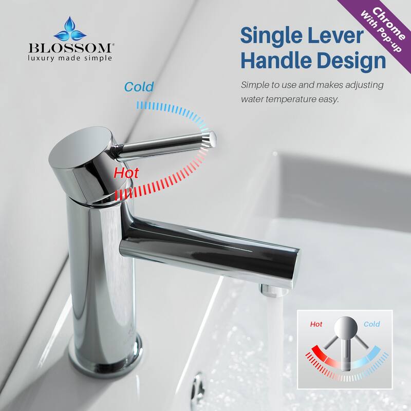 Solid Brass Leed Free Single Handle Bathroom Faucet