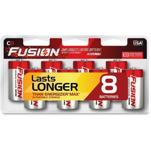 Rayovac 814-8CTFUS Rayovac General Purpose Battery - C - Alkaline - 8 Pack