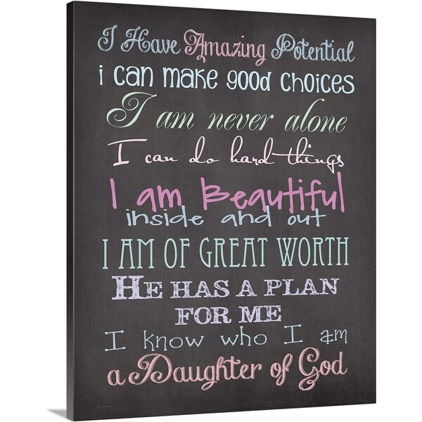 "Daughter Of God" Canvas Wall Art