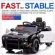 preview thumbnail 3 of 3, Kids Electric Car Licensed Dodge Challenger Police Ride On Car 12V