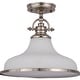 preview thumbnail 5 of 5, Quoizel Grant 14" Pendant Light in Brushed Nickel