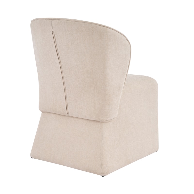 Christopher Knight Home - Forest 7-Piece Upholstered Dining Set with 84" Rectangular Pillar Base Dining Table