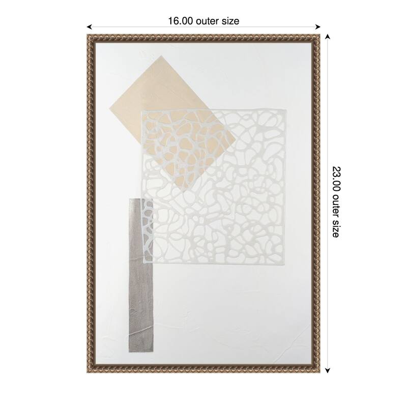 Nooks And Crannies No. 3 by Vanna Lam Framed Canvas Wall Art Print - 16 x 23 in