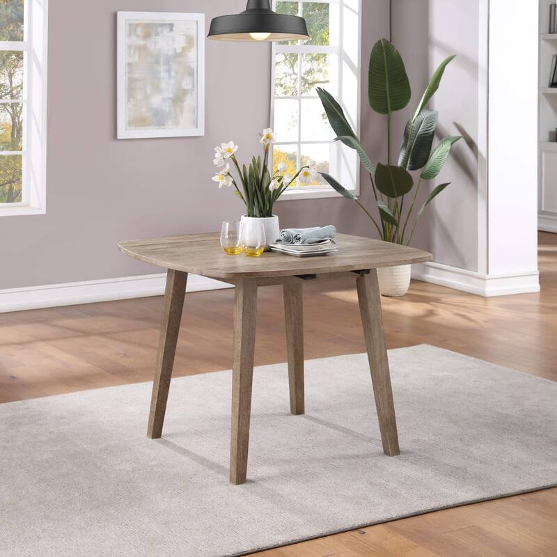Boulder Drop-leaf Dining Table - Brown