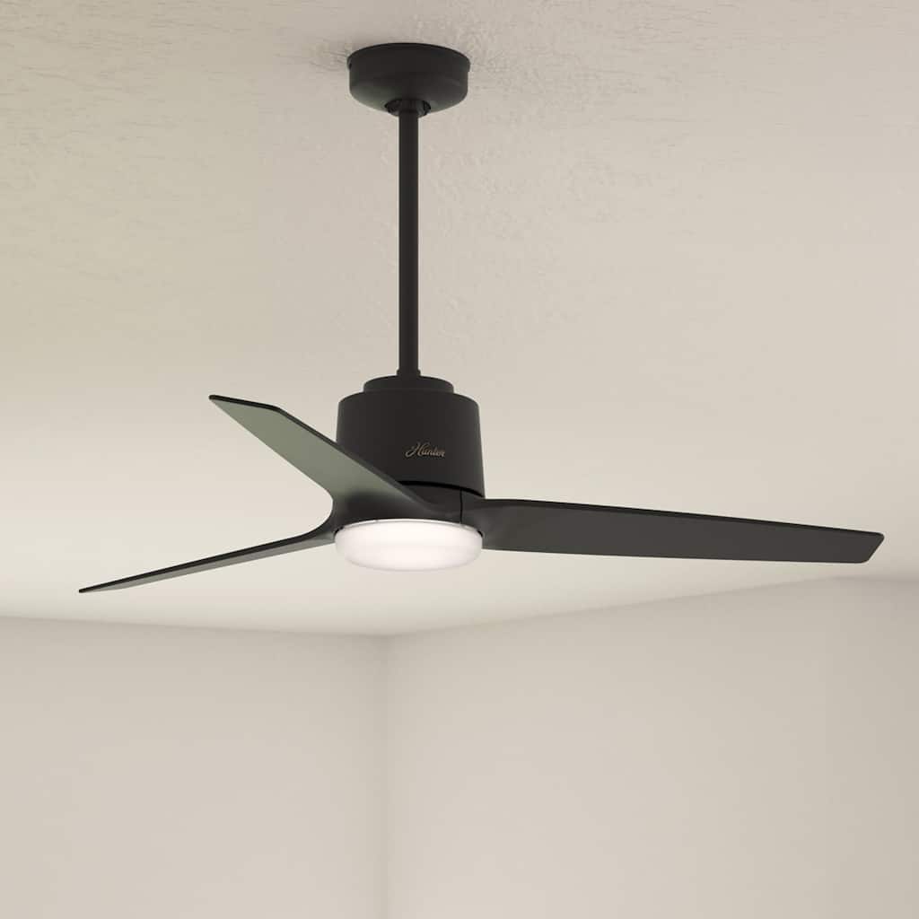 Hunter 52" Verve Wi-Fi Ceiling Fan w/ LED Light Kit, Handheld Remote - SIMPLECONNECT SMART FAN!