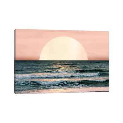 iCanvas "Ocean Beach Sunset" by Nature Magick Canvas Print
