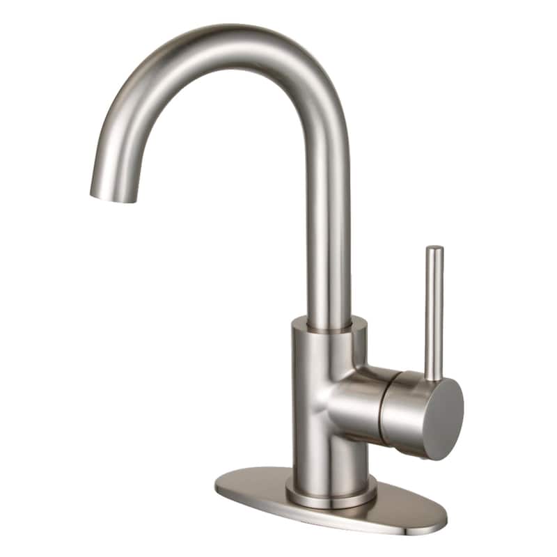 Kingston Brass Concord 1.8 GPM Single Hole Bar Faucet - Brushed Nickel