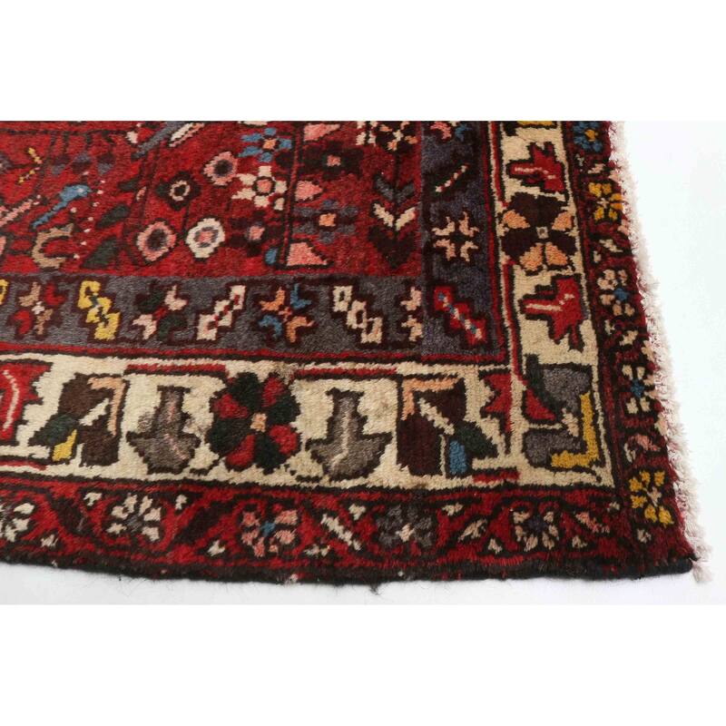 ECARPETGALLERY Hand-knotted Andelz Dark Red Wool Rug - 3'6 x 9'4