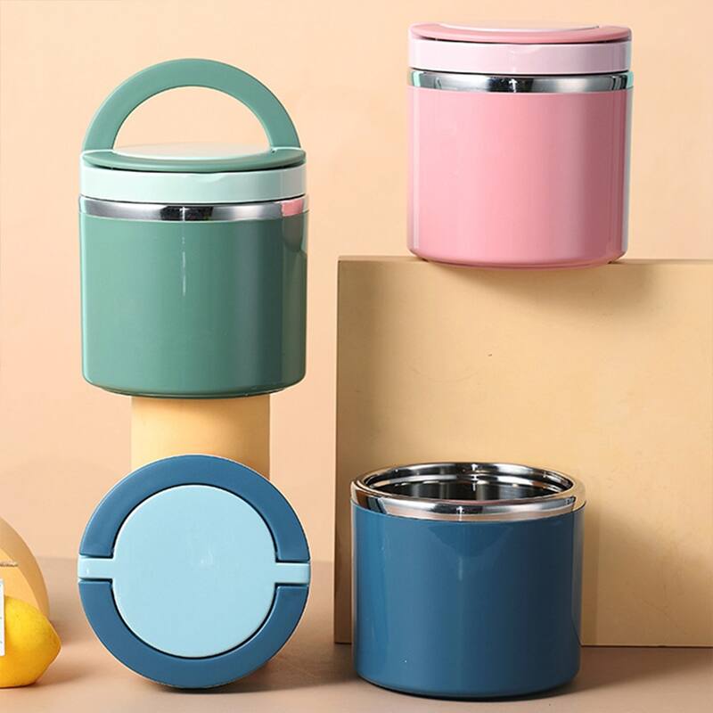 1000ml Stainless Steel Vacuum Insulated Food Jars with Handle