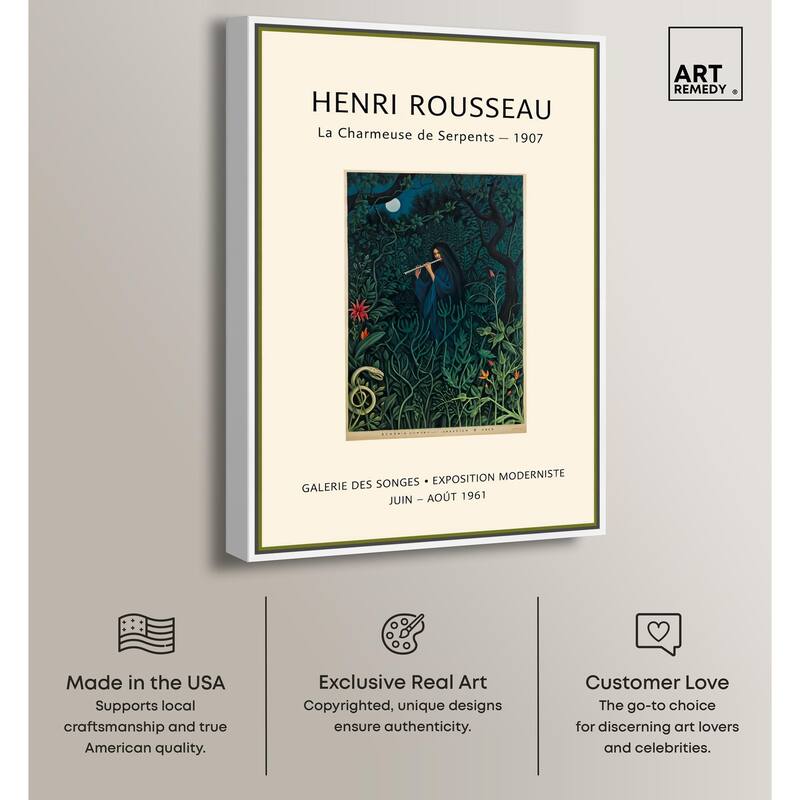 Rousseau's Jungle Dream Canvas by Art Remedy