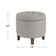 preview thumbnail 28 of 110, Carson Carrington Hare Button-tufted Round Storage Ottoman
