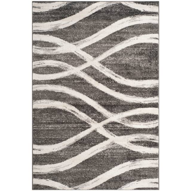 SAFAVIEH Adirondack Lelia Modern Abstract Distressed Rug