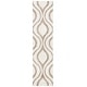 preview thumbnail 46 of 57, SAFAVIEH Florida Shag Bertille Geometric 1.2-inch Thick Rug 2'3" X 9' Runner - Ivory/Beige