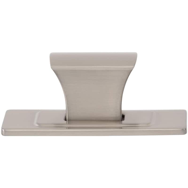 Atlas Homewares A6001 Zander 1-1/4" Rectangular Cabinet Knob - Brushed Nickel