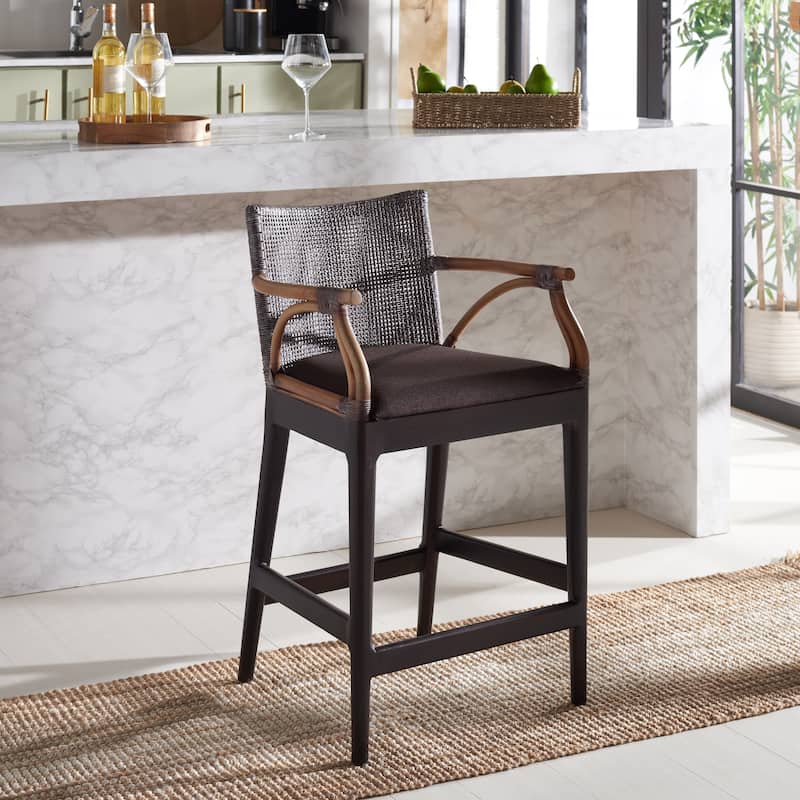 SAFAVIEH Gianni 26-inch Counter Stool - 22"W x 21"D x 36"H