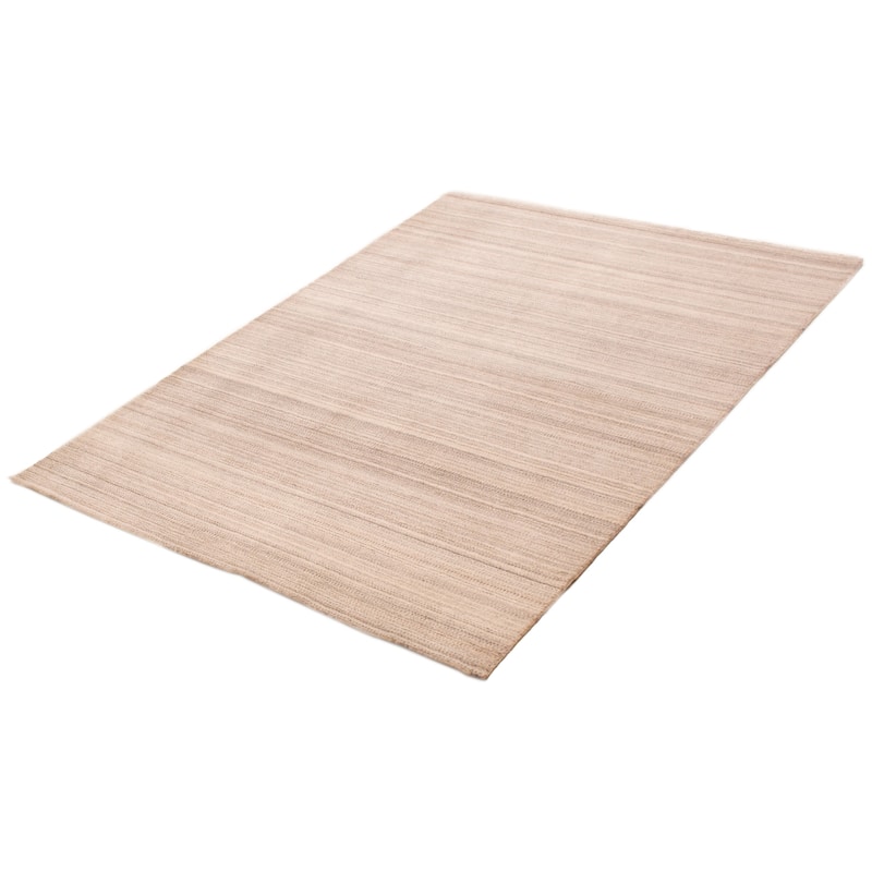 ECARPETGALLERY Hand Loomed Kashkuli Gabbeh Ivory Wool Rug - 5'6 x 7'7