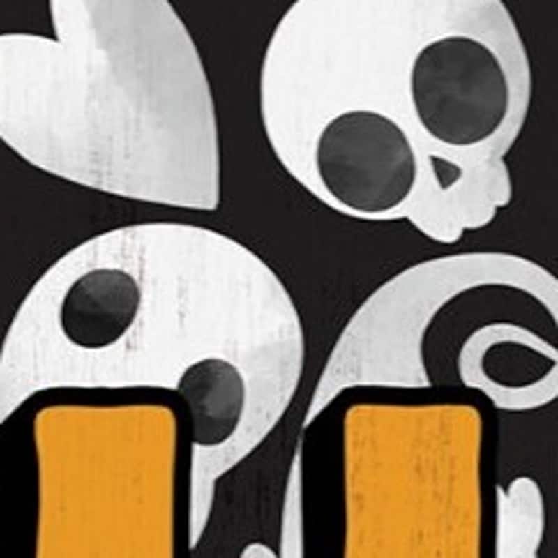 HomeRoots 72" Black Orange And White Solid Wood Hey Boo Halloween Ghost Porch Sign