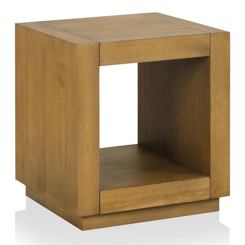 Furniture of America Gryel Modern 20-inch 1-Shelf Square End Table