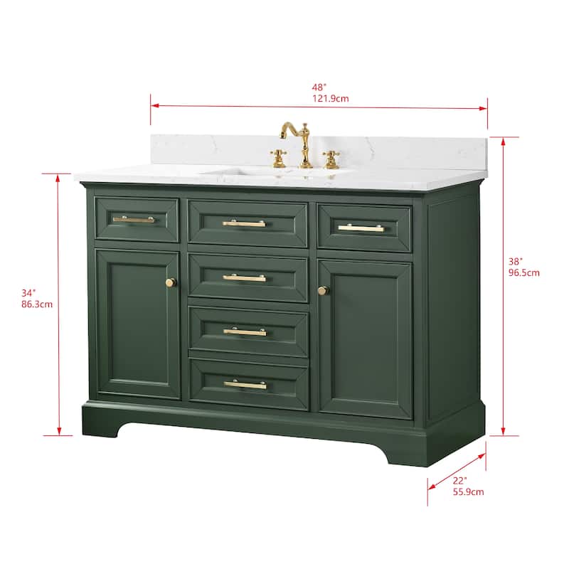 Sudio Design Thompson 48" Bathroom Vanity