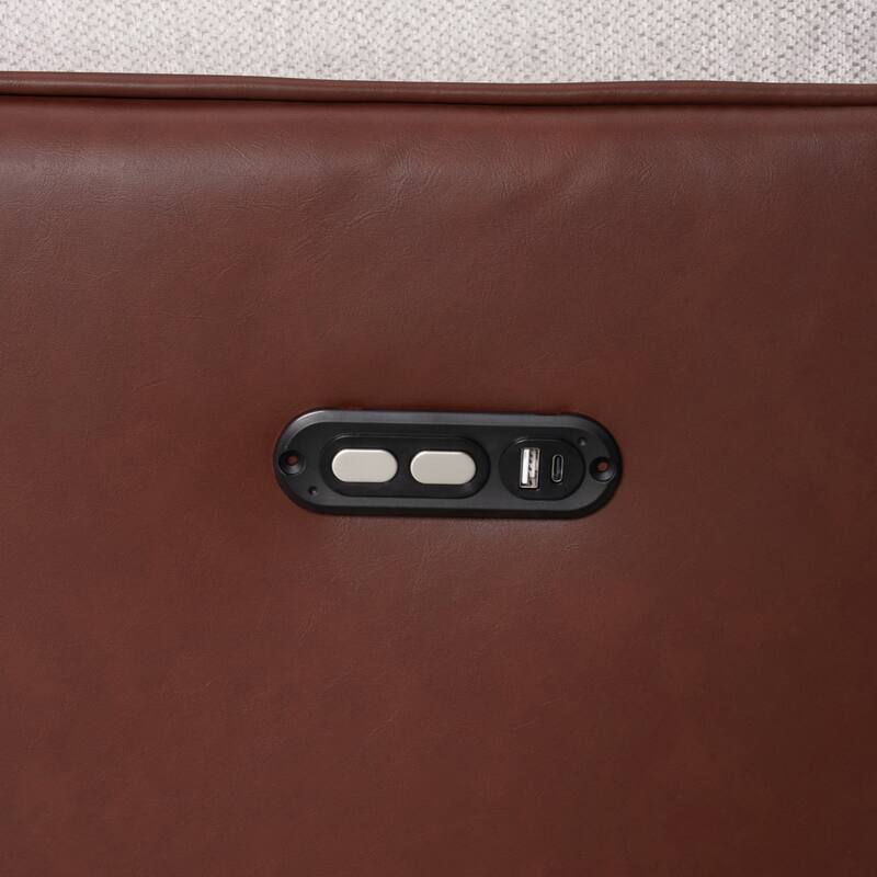 3 Seater Modern Soft Upholstered Power Reclining Sofa for Living Room