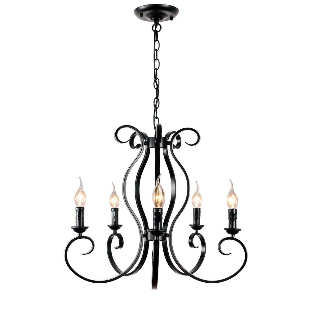 Rustic Metal Six Light Hanging Candle Chandelier Candle Rustic Metal Six Light Hanging Candle Chandelier Candle
