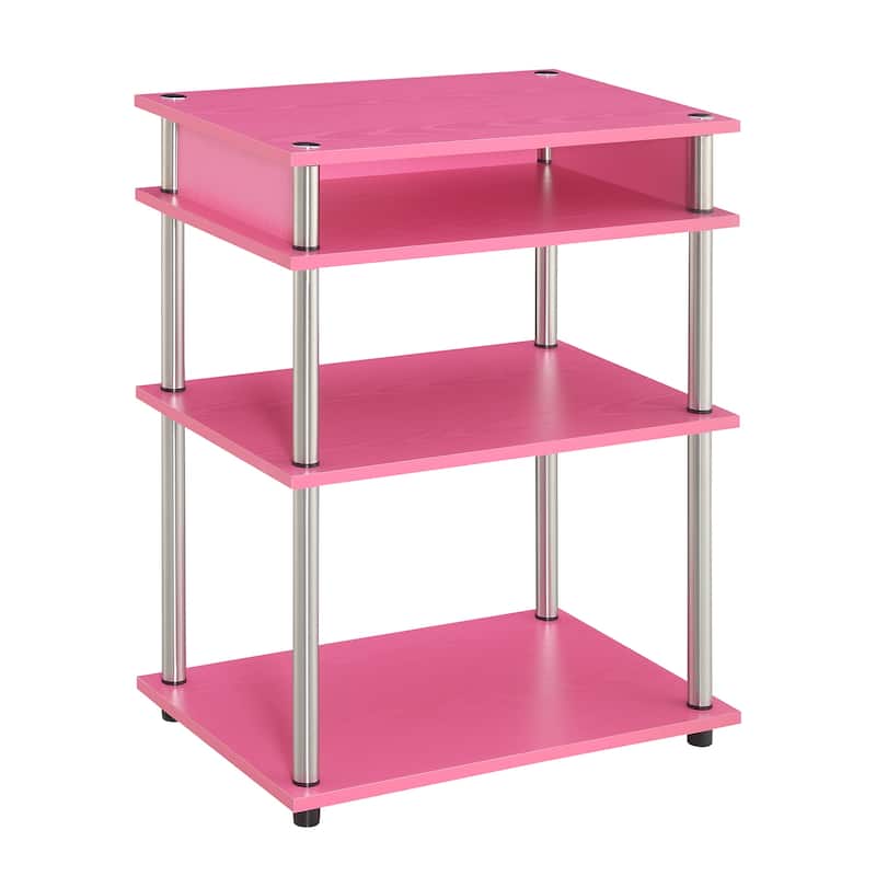 Convenience Concepts Designs2Go No Tools Printer Stand with Shelves
