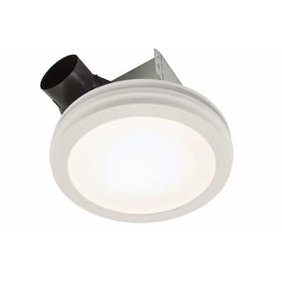Broan AER80L 80 CFM 0.8 Sone Ceiling Mounted Exhaust Fan with Round