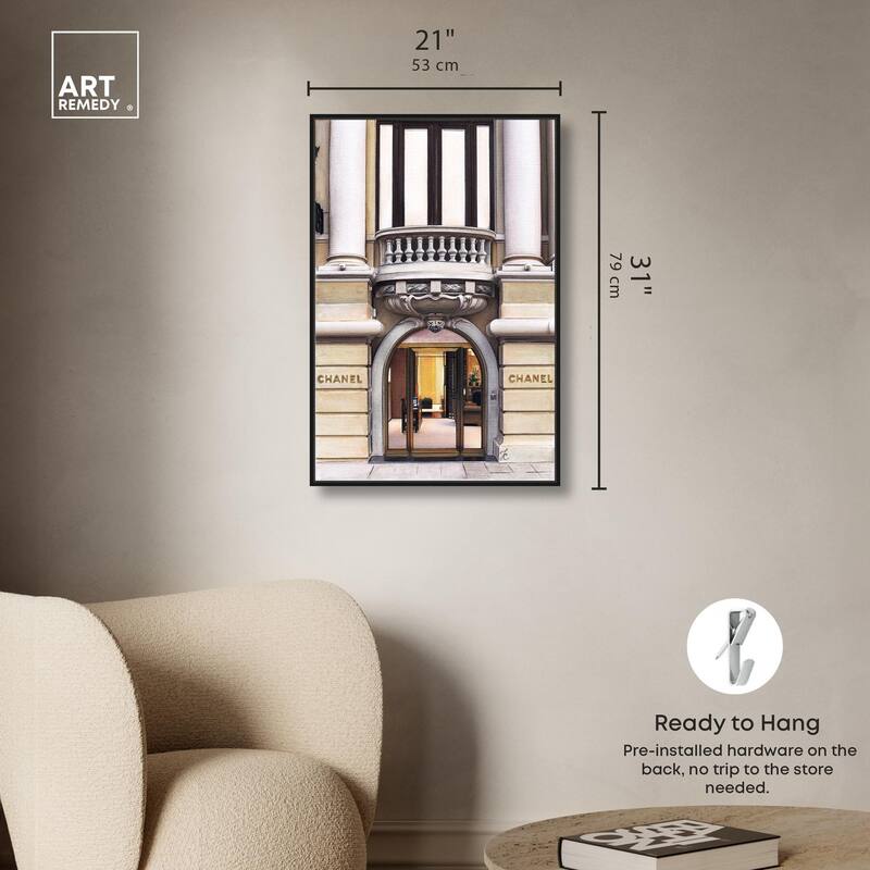 Expensive Store in Paris Canvas by Art Remedy
