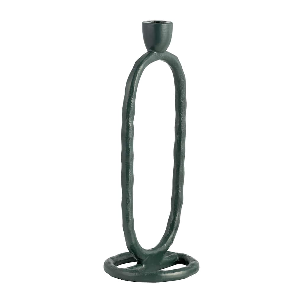 Sagebrook Home Oval Ring Taper Candle Holder