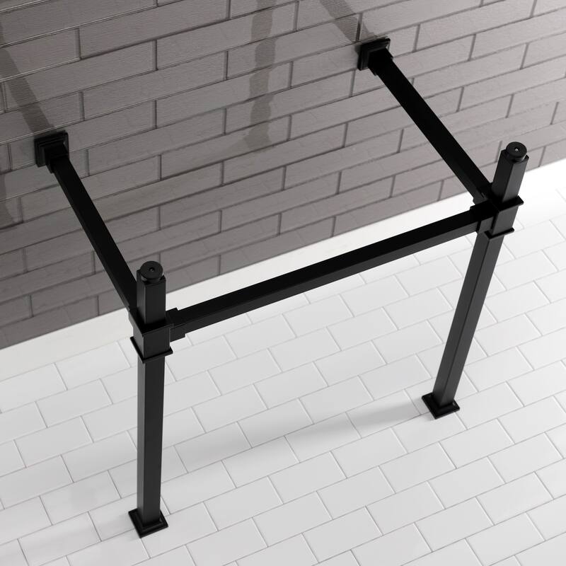 Kingston Brass Fauceture Stainless Steel Console Sink Legs